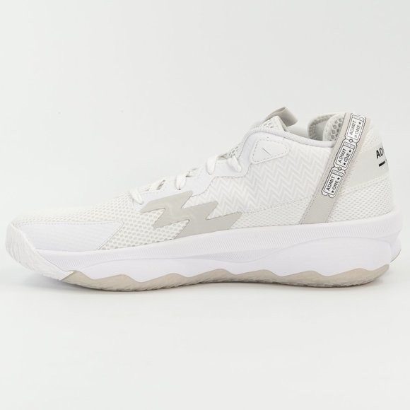 Adidas Dame 8 'Admit One - Cloud White' GY6462 Basketball Sneakers size 10.5 - Picture 3 of 10